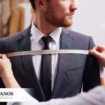 Man finding suits and shirts that fit great